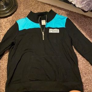 PINK Quarter Zíper Sweater